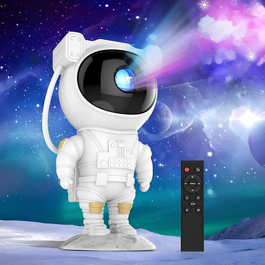 Büyük Boy Astronot Tasarım Galaxy Yıldız Plazma Gökyüzü Gece Lambası